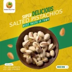 Premium Salted Irani Pistachios Platinum Class by Golden Dry Fruit – fresh, crunchy, high-quality pista with delivery across Pakistan
