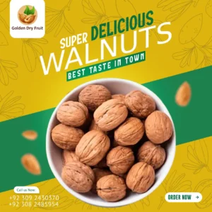 Desi Kagzi Walnuts – Premium Quality Akhrot with Soft Shell by Golden Dry Fruit in Pakistan