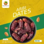 Buy premium Arbi Dates (Arabic Khajoor) from Golden Dry Fruit – soft, naturally sweet, and rich in nutrients, perfect for daily health and Ramadan.