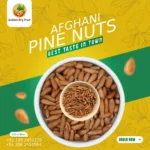 High-quality Afghani pine nuts platinum class by Golden Dry Fruit – premium chilgoza for snacking and health